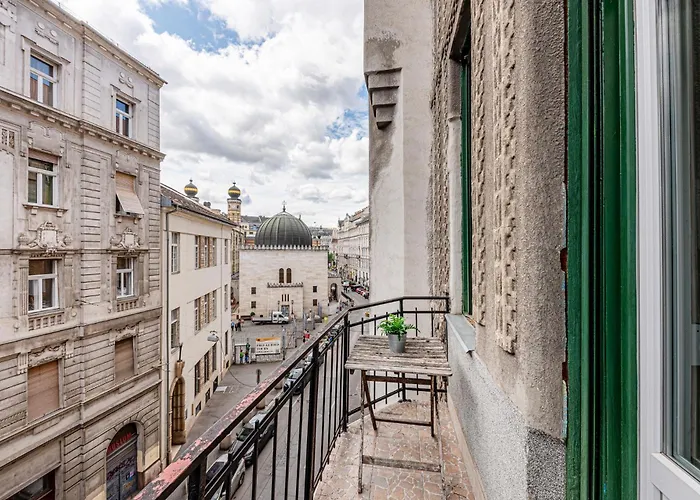 Urban Veranda - With Ac -downtown- Near The Synagogue Apartmán Budapešť